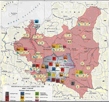 Mapa z Atlasu historycznego: od starożytności do współczesności